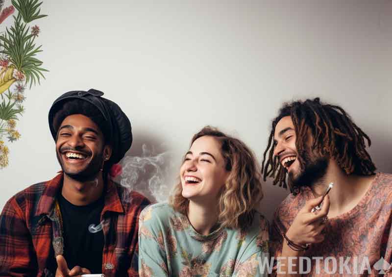 Cooler stoner group laughing