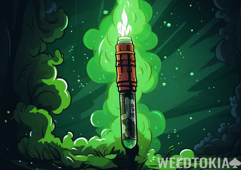 Cartoonized Dab Pen illustration