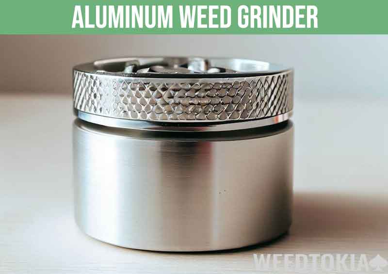 Aluminum cannabis grinder