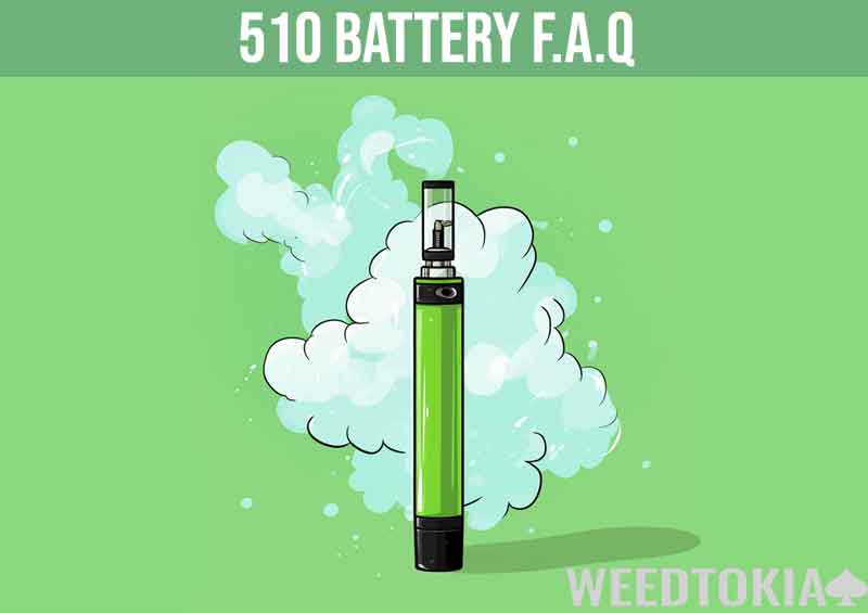 Cartoon illustration for 510 battery FAQ
