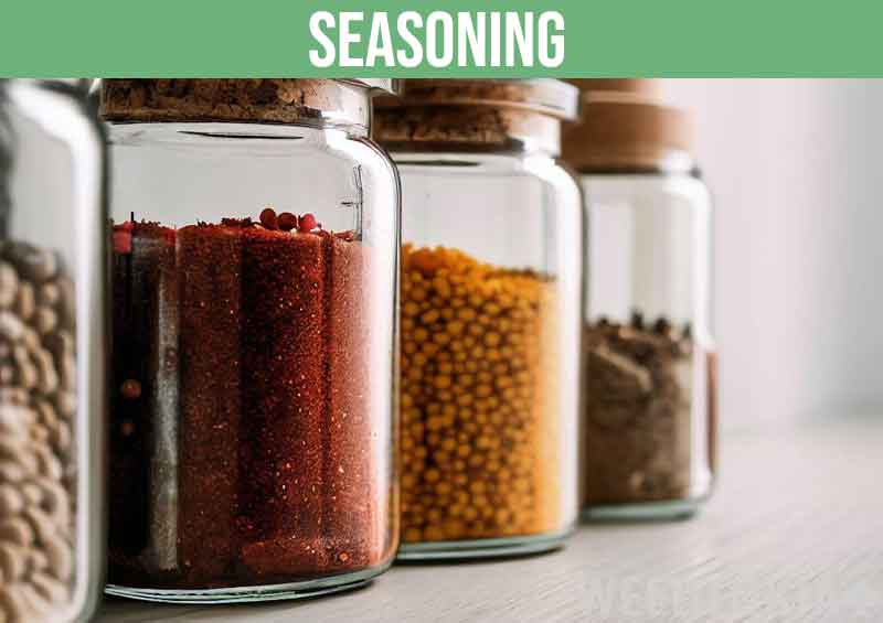 Exotic spices in jars