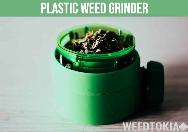 Plastic weed grinder