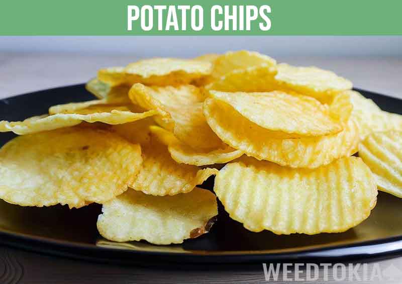 Potato chips infused with THC
