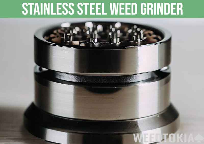 Stainless steel weed grinder