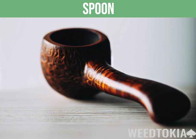 Spoon, a cannabis smoking pipe