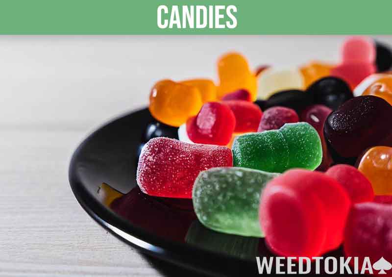 Weed gummies infused with THC