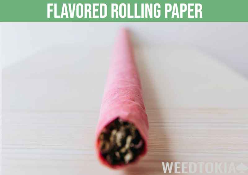 Weed wrapped in pink-flavored rolling paper